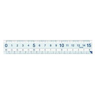 【1000円以上お買い上げで送料無料♪】レイメイ藤井 先生おすすめ定規 直定規 15cm 小学生の算数に - メ…