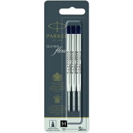 【送料無料】パーカー PARKER クインクフロー ボールペン 替芯 ブラック 中字 M 3本入 油性 高級 - メー…