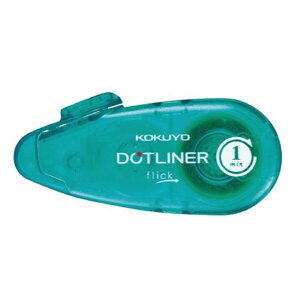 【1000円以上お買い上げで送料無料♪】テープのり ドットライナー フリック つめ替えタイプ 本体 あとから貼りつく 6mm幅 12m巻 強粘着 コクヨ - メール便発送