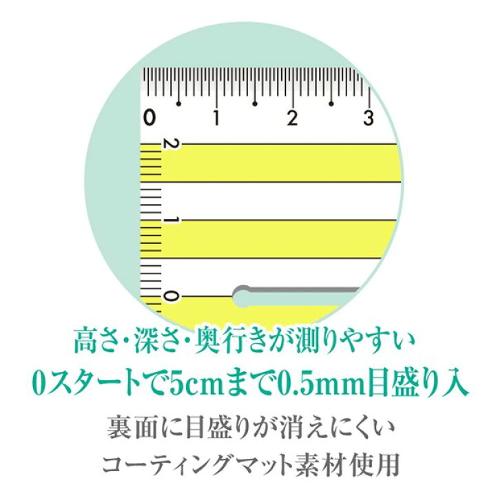 楽天市場 1000円以上お買い上げで送料無料 平行の線を引くための定規 ヘイコウのものさし 16cm イエロー アクリル 5mmボーダー 0 5mm 目盛り メール便発送 Clips クリップス