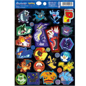 【1000円以上お買い上げで送料無料♪】ポケットモンスター アクティブシリーズ シール マスカーニャ ラウドボーン かっこいい 日本製 ショウワノート - メール便発送