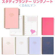 【送料無料】スタディプランナー リングノート DAILY デイリー ?A4変形 勉強 予定 計画 スケジュール 手…