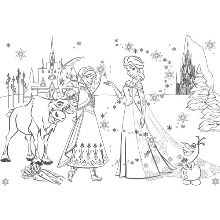 楽天市場 1000円以上お買い上げで送料無料 アナと雪の女王 B5 アートぬりえ メール便発送 Clips クリップス