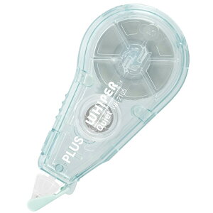 【1000円以上お買い上げで送料無料♪】修正テープ ホワイパー クワイエット 本体 グリーン 幅5mm 12m巻 静音 交換式 逆引き コンパクト エコ プラス - メール便発送