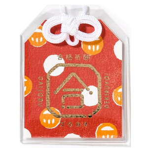 【1000円以上お買い上げで送料無料♪】お守り型メッセージカード おまもる おまもりタイプ 合格祈願 アカ 赤 ミニ便箋入 目標達成 受験 試合 いろは出版 - メール便発送