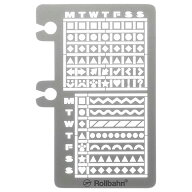【送料無料】デルフォニックス ロルバーン テンプレート カレンダー D シルバー - メール便発送