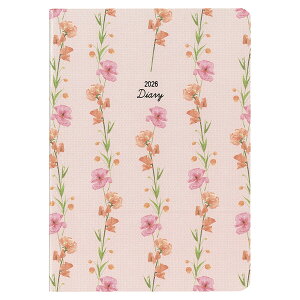 y1000~ȏエグőz_CS[ 2026N 蒠E_CA[ MILL A6 Monthly FLEURS 1ubN sN - [֔