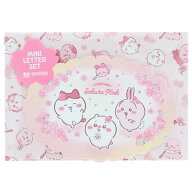 【1000円以上お買い上げで送料無料♪】ちいかわ ダイカットミニレターセット サクラ ピンク 便箋/封筒 各…
