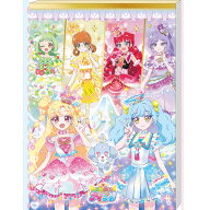 【1000円以上お買い上げで送料無料♪】おねがいアイプリ A6 メモ 2柄×各40枚 アイドル 女の子 人気 アニ…