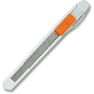 【1000円以上お買い上げで送料無料♪】プラス カッターナイフS CU-103 ホワイト - メール便発送