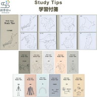 【送料無料】学習付箋 Study Tips スタディチップス 8柄×各20枚 地図/医療/コンサル/生活 ブック型 ふせ…