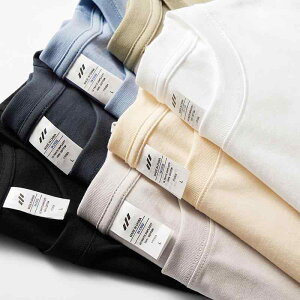 Tシャツ メンズ 男性用 長袖 トップス カットソー 丸首 無地 白 黒 綿 コットン 秋服 カジュアルスタイル インナー