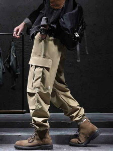 パンツ メンズ 男性用 防風 ワークパンツ ゆったり 大きいサイズ ロングパンツ 春秋 撥水 カーゴパンツ カジュアル