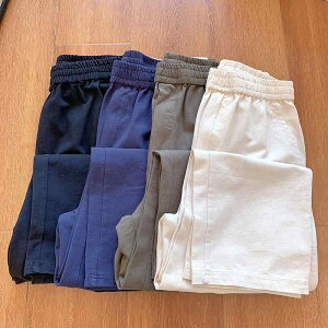 パンツ メンズ 男性用 水洗綿 伸縮性 ウエストゴム ?松 ストレート ワークパンツ カジュアルパンツ 薄手 春