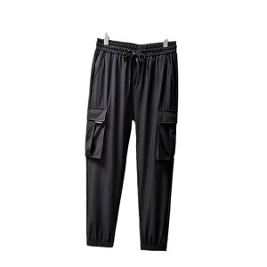 パンツ メンズ 男性用 アウトドア 薄手 伸縮性 速乾 スポーツ ワークパンツ カーゴパンツ 撥水 通気性 ストレートパンツ 黒 ブラック カーキ