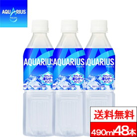 【全国配送対応】【送料無料】【コカ・コーラ】アクエリアス 冷凍 490ml 24本×2箱（計48本）スポーツドリンク スポーツ飲料 水分補給 ミネラル ペットボトル aquarius コカコーラ