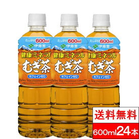 【今日だけ1/2最大100%P還元】【送料無料】【1ケース】 伊藤園 ミネラル麦茶 600ml 24本 麦茶 むぎちゃ まとめ買い ミネラルむぎ茶 茶 ペットボトル ケース おいしい 国産 お茶 ペット 箱 ミネラル 夏 箱買い 飲み物