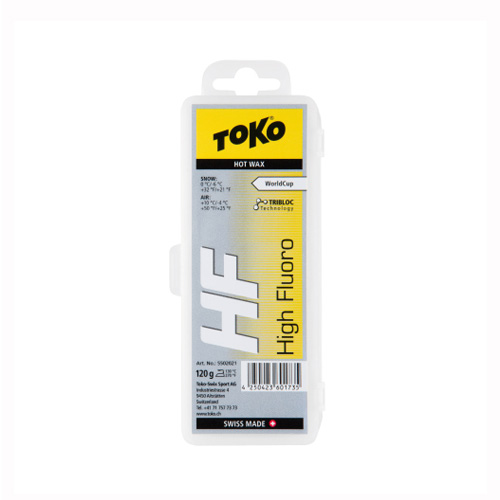 メンテナンス用品 最安値に挑戦 TOKO トコ ワックス トリブロック HF 新作販売 イエロー スキー 5502021 激安卸販売新品 WAX スノーボード 120g 固形