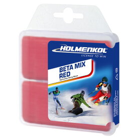 最安値に挑戦 HOLMENKOL ホルメンコール ワックス ベータミックスレッド/2×35g/24114【固形 スキー スノーボード WAX】