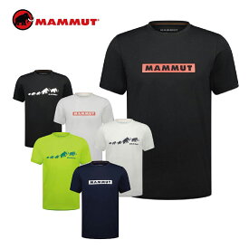MAMMUT マムート ウェア Tシャツ 2023 1017-02012 QD ロゴプリントTシャツ QD Logo Print T-Shirt AF Men