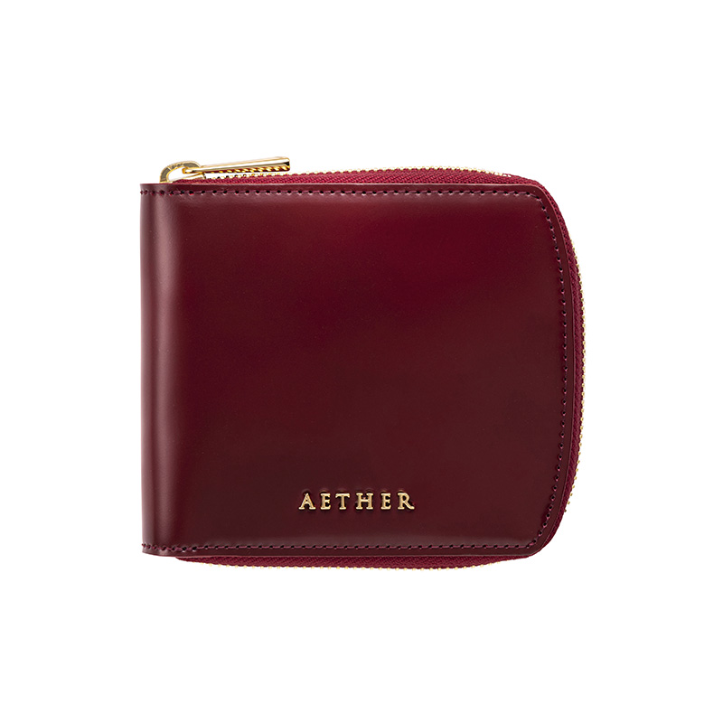 楽天市場】【AETHER】 二つ折り財布 レディース 日本製 コードバン 