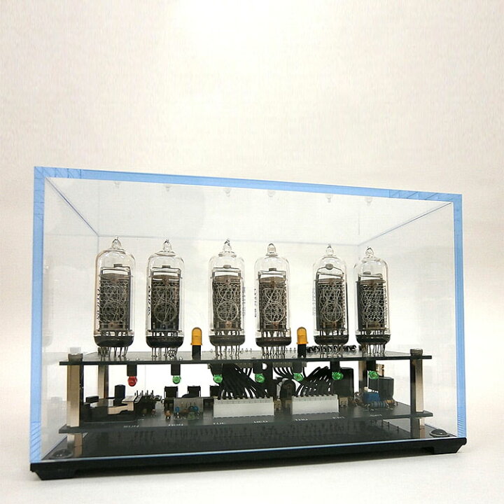 楽天市場】【メーカー直送品】ニキシー管 時計 ME-1L(IN-14)【ニキシー
