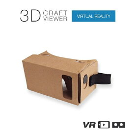 3D VR クラフトビューアー Google Cardboard グーグル・カードボード 360° 動画 アプリ 3D映像 スマホ iphone6 メガネ