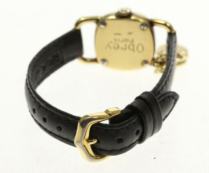 楽天市場】【obrey】オブレイ スクエア K18YG クォーツ レディース  