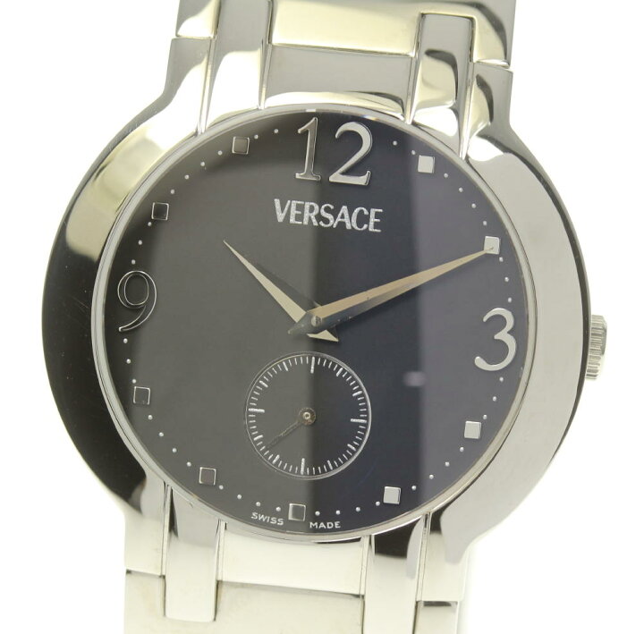 楽天市場】☆良品【VERSACE】ヴェルサーチ スモールセコンド BLQ99 