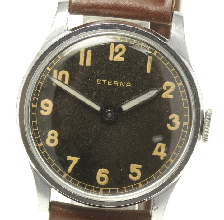 楽天市場】【Eterna】エテルナ アンティーク 手巻き 革ベルト ボーイズ  