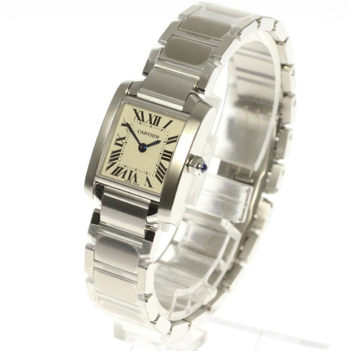 楽天市場】☆極美品☆箱保【CARTIER】カルティエ タンクフランセーズSM 