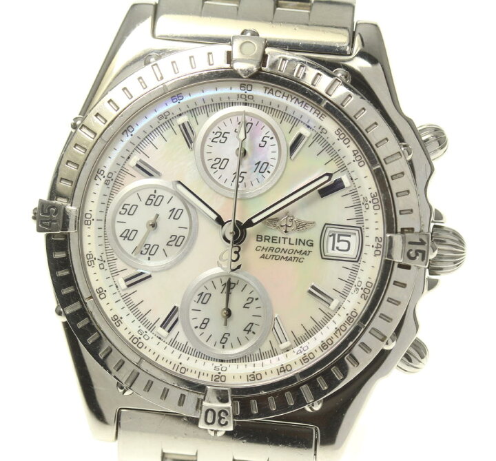 楽天市場】【BREITLING】ブライトリング クロノマット A13050.1 シェル 