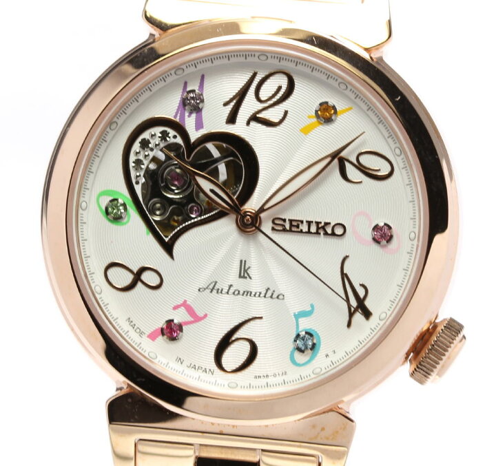 楽天市場】極美品☆箱・保【SEIKO】セイコー ルキア オープンハート 
