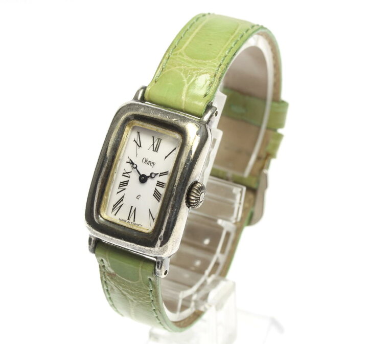 楽天市場】【Obrey】オブレイ スクエア SV925 クォーツ レディース  