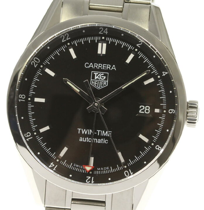 楽天市場】☆美品【TAG HEUER】タグホイヤー カレラ ツインタイム 