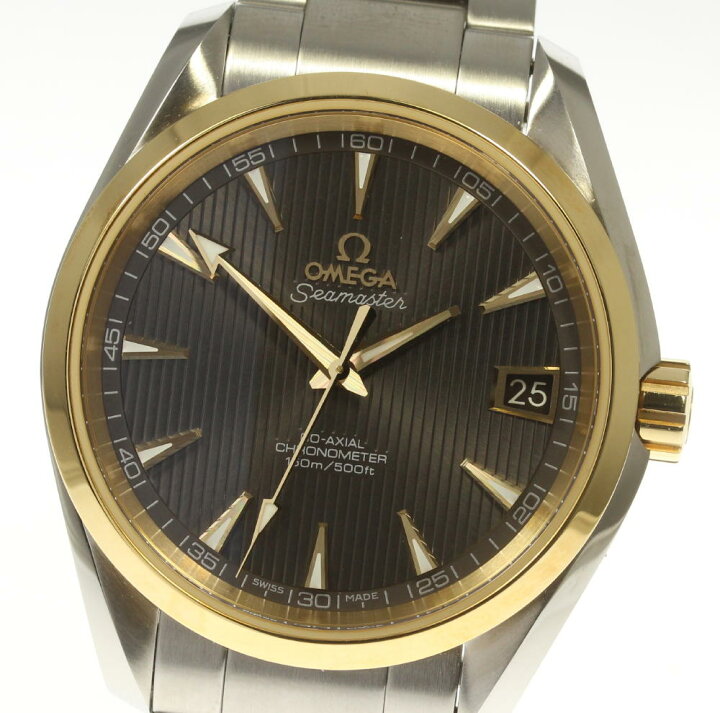 楽天市場】☆美品 箱保付き【OMEGA】オメガ シーマスター アクアテラ  