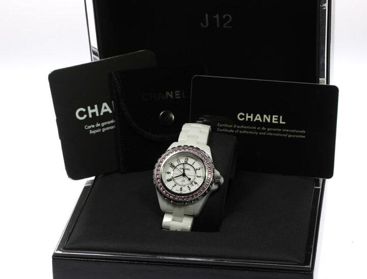 楽天市場】保証書付【CHANEL】シャネル J12 H1181 ピンクサファイア  