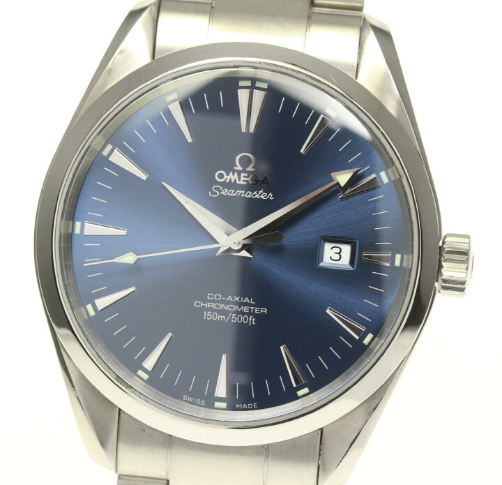 楽天市場】☆良品【OMEGA】オメガ シーマスター アクアテラ デイト  