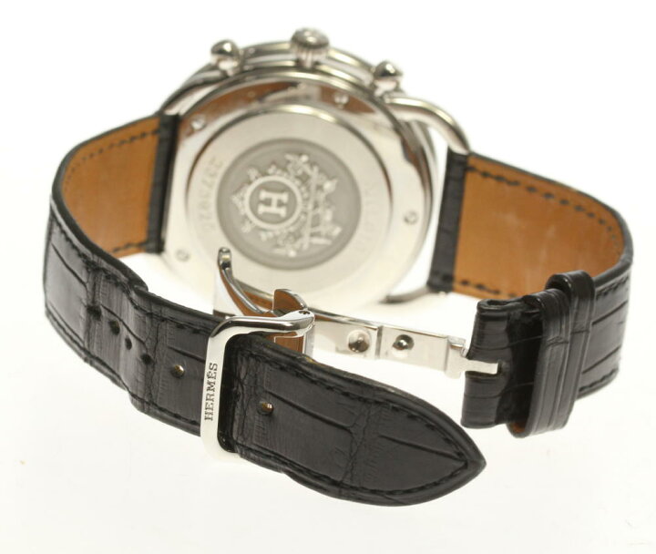 楽天市場】☆良品【HERMES】エルメス アルソー クロノグラフ AR4.910  