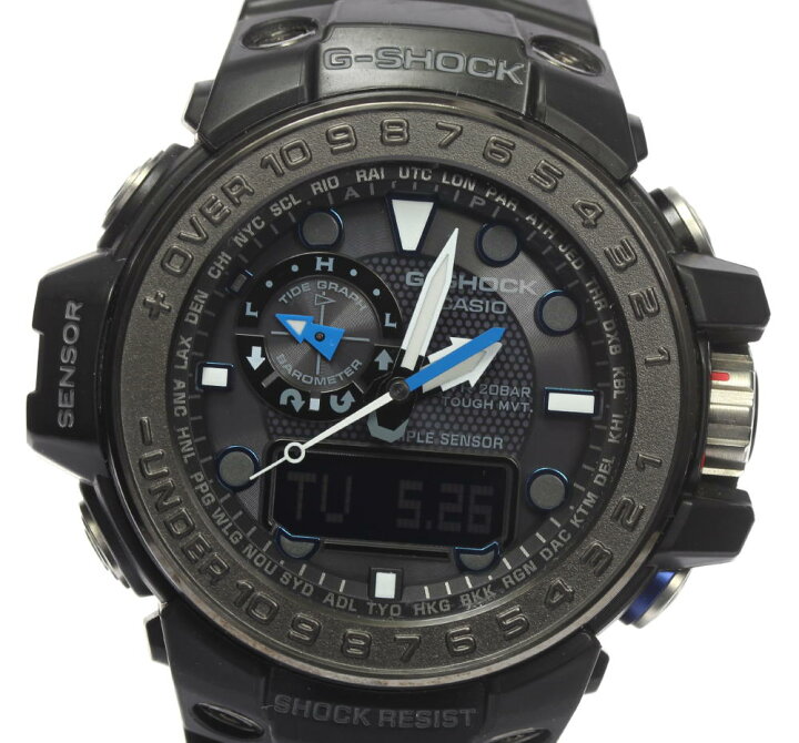 楽天市場】☆美品☆箱付【CASIO】カシオ G-SHOCK ガルフマスター GWN 