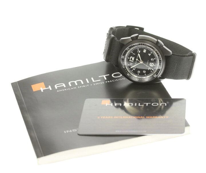 楽天市場】☆極美品【HAMILTON】ハミルトン カーキ パイロット 