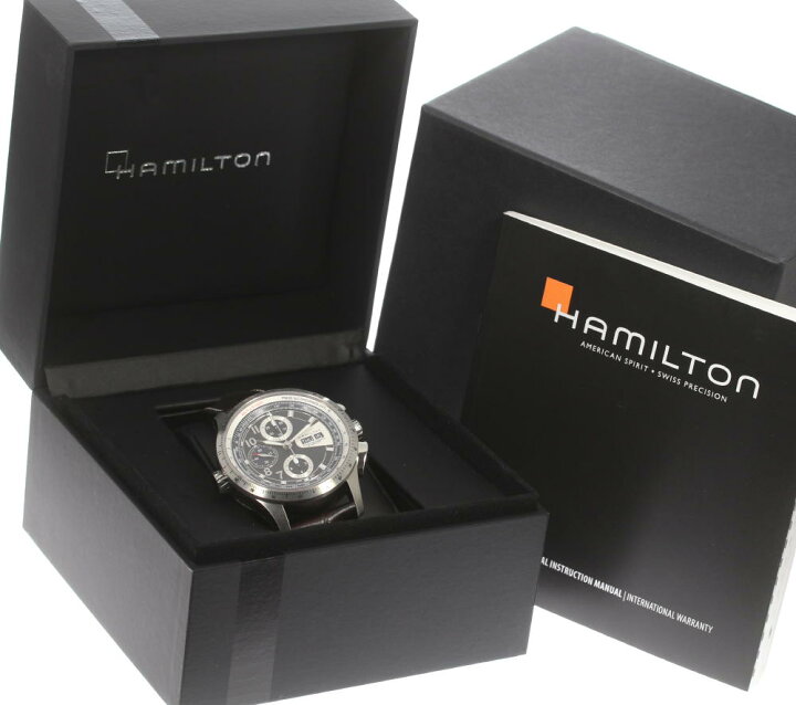 楽天市場】☆美品 箱付き【HAMILTON】ハミルトン カーキ X-MACH 