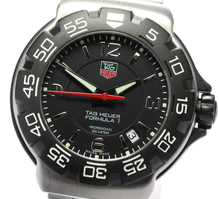 楽天市場】☆良品【TAG HEUER】タグホイヤー フォーミュラ1 デイト 