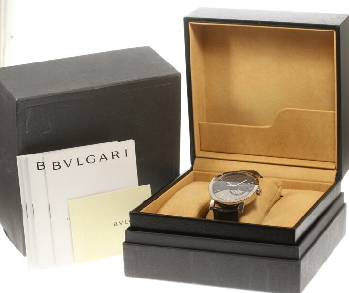 楽天市場】☆美品☆箱保付【BVLGARI】ブルガリ K18WG ブルガリブルガリ 