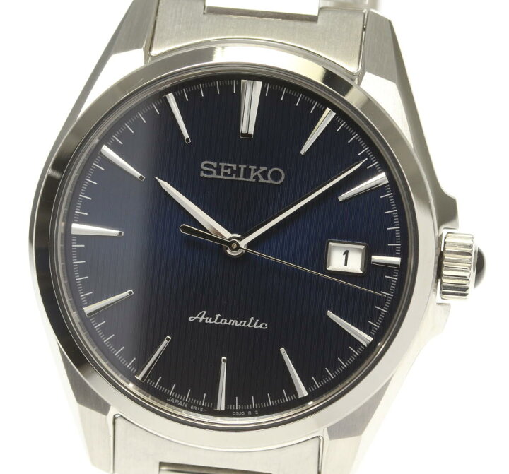 楽天市場】☆極美品 箱保付【SEIKO】セイコー プレサージュ デイト  