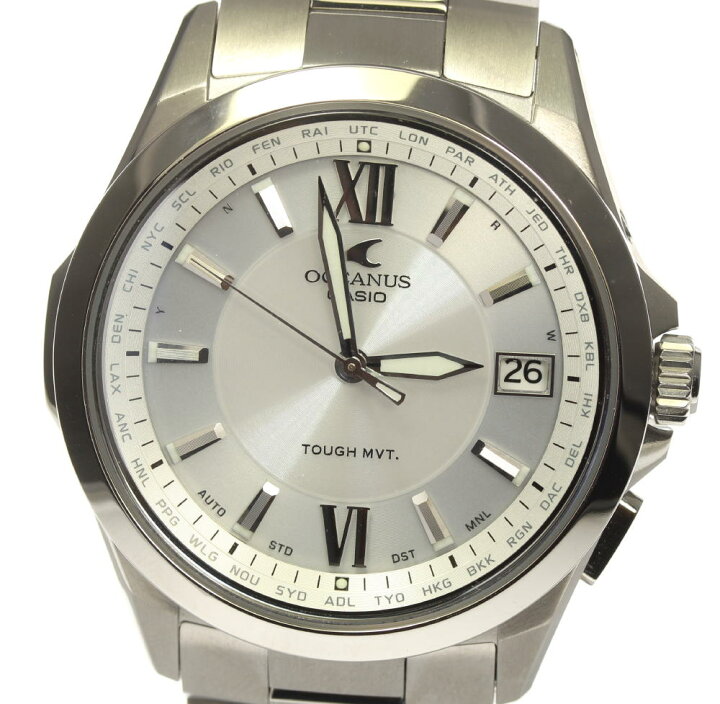 楽天市場】☆美品【CASIO】カシオ オシアナス デイト OCW-S100-7A2JF 