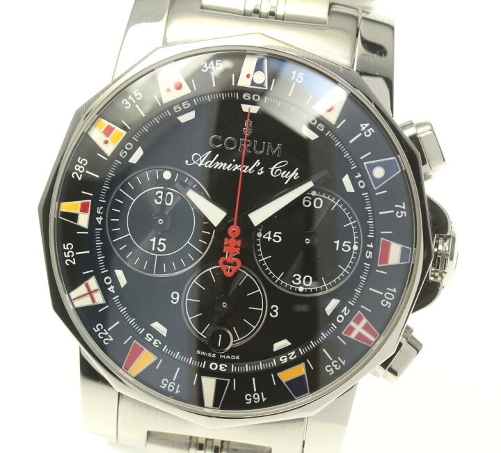 楽天市場】【CORUM】コルム アドミラルズカップ デイト クロノグラフ  