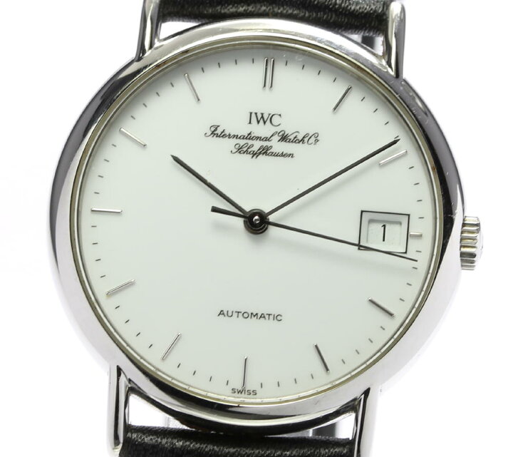 楽天市場】☆良品☆保証書付【IWC】ポートフィノ IW3513 自動巻き 革  