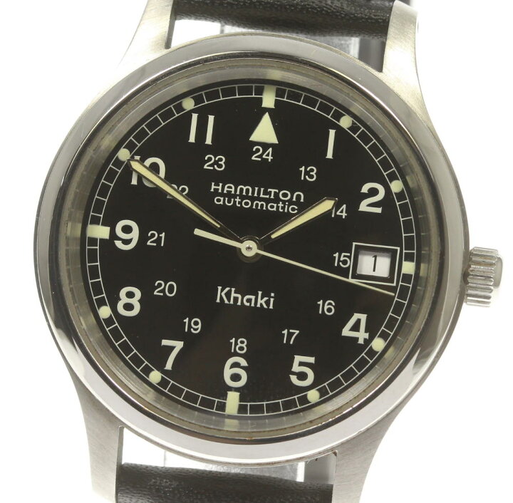 楽天市場】☆良品【HAMILTON】ハミルトン カーキ 9721B 自動巻き 