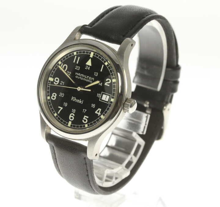 楽天市場】☆良品【HAMILTON】ハミルトン カーキ 9721B 自動巻き 